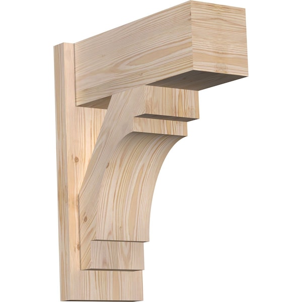 Ekena Millwork Merced Block Smooth Outlooker, Douglas Fir, 7 1/2"W x 18"D x 22"H OUT08X18X22MRC05SDF - main
